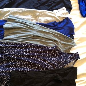 6 item Nursing shirt & dress bundle H&M, pea & pod